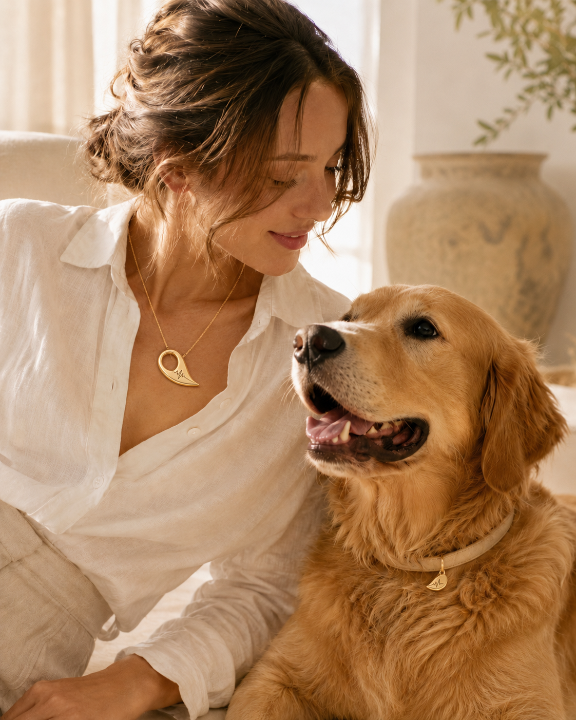 Owner and pet keepsake pieces